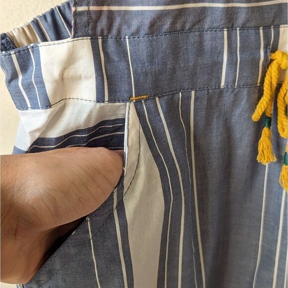 Matilda Jane Boho Farm Core Cotton Patchwork Tie Shoulder Overalls | Girls 14 - Picture 8 of 12